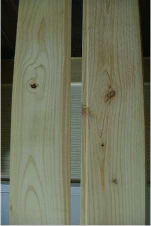 국내산 편백나무 루바(후로링 Flooring : 너비(10cm) x 길이(1800 Cm) x 두께(1.2cm)/편백루바/3fish 편백나무 목재